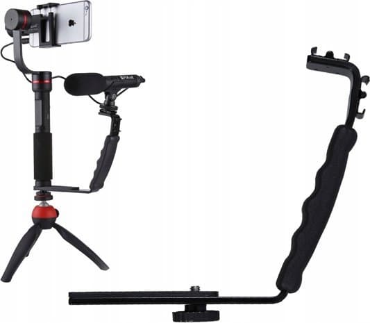 Puluz handtag / fäste / grepp för kamera / videokamera / Gimbal