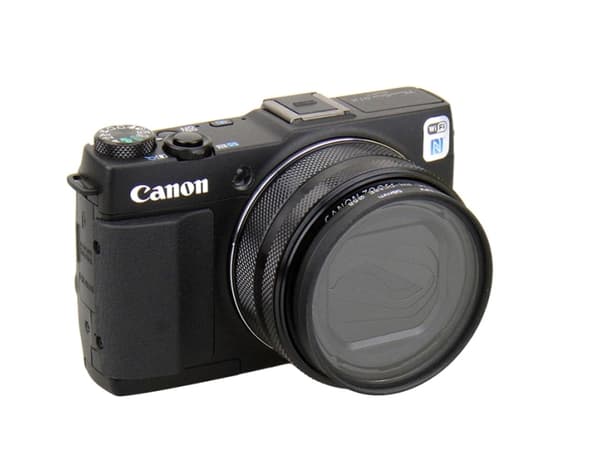 JJC RN-DC58E, 5,8 cm, Svart, ABS synthetics, CANON PowerShot G1 X Mark II, 3,5 g, 59 mm