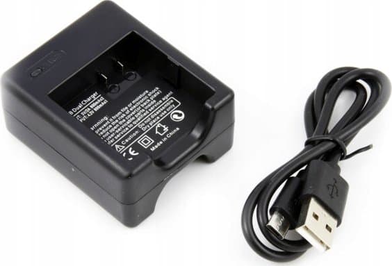 Xrec Dual Usb akkulaturi / akku Xiaomi Yi 2 videokameraan
