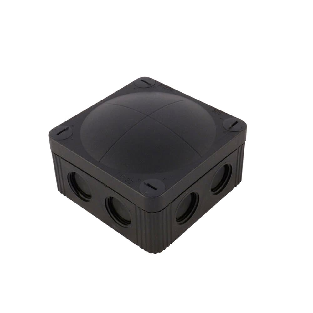 Kopplingsdosa 8-vägs WISKA Combi 308 IP66 (svart)