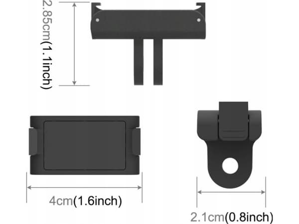 Puluz Mount Gopro magnetholder for DJI Action 2 / Pu576b