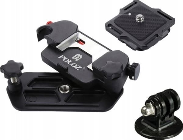 Puluz klips / feste / stroppholder for DSLR-kamera / videokamera - Sony / Gopro / Sjcam / Xiaomi