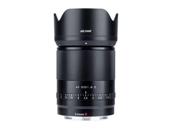 VILTROX AF 50/1.8 Z, Nikon Z, Sort/Hvitt, 340 g, 70 mm, 70 mm, 90 mm