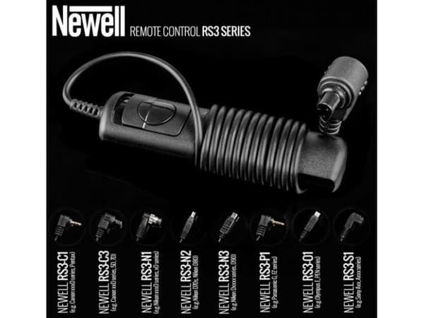 Newell fjernkontroll/lukker Newell RS3-S2-bryter for Sony A7 / A9 / A3000 / A3500 / A5000 / A6000 / A6300 / A6500