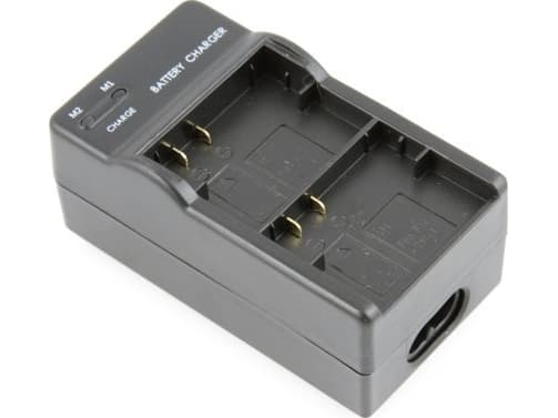 Massa Dual laturi / 2x akku Xiaomi Yi 2 4k -laitteeseen