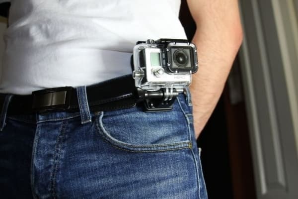 Xrec Clip Holder Swivel Mount For Gopro Hero 7 Og Sjcam Kameraer