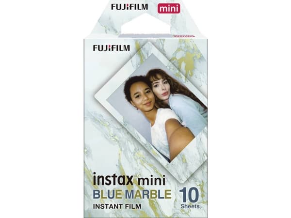 Fujifilm Instax Mini Blue Marble - värillinen pikakuvafilmi - instax mini - ISO 800 - 10 laukausta