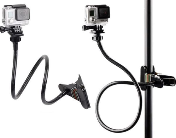 Xrec flexibelt fäste / metallstativ för Gopro Hero 7 6 5 4 3+ 3 2 1+ / Sjcam