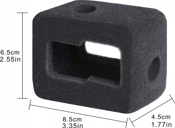 Xrec Frame Housing Rammefeste for Gopro Hero 5/4 Session