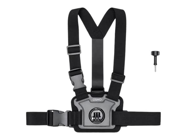 DJI Osmo Action Chest Strap Mount - Bröststöd - för DJI Action 2, Osmo Action, Osmo Action 3, Osmo Action 3 Adventure Combo Bundle