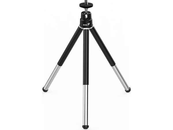 Genius Tripod 1 pöydälle, musta, metalli/muovi, 360 astetta