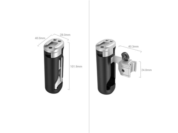 SmallRig 3922, Digitalkamera, håndgrep, Universell, Sort, 80 mm, 160 mm, 40 mm