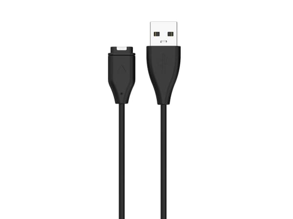 Sinox PRO ladekabel til GARMIN® Watch. 1m. Sort