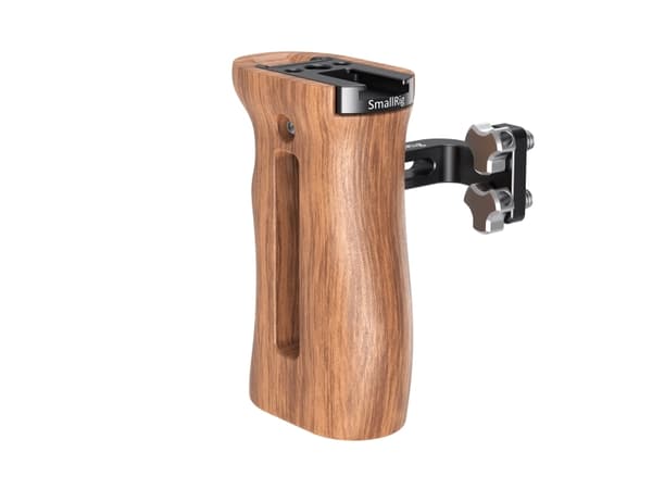 SmallRig HSN2093C, Håndtak, Sort, Tre, Aluminium, Rosen-tre, 1/4-20", 105 mm, 69 mm