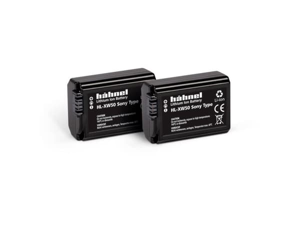 Hähnel Akku Sony HL-XW50 / NP-FW50 kaksoispakkaus