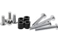 Miniatyrbild 3 av 3: InLine 23100Y, Skruvsats, M8, Platt huvud, Gjuten aluminium, Svart, 8 styck