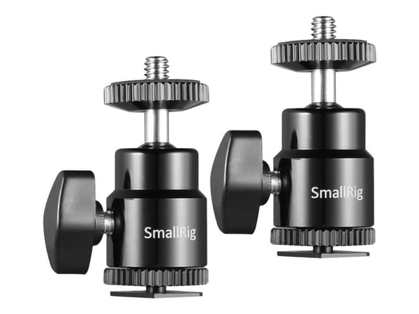 SmallRig 2059, Kylmäkenkäkiinnike, Sort, Alumiini, 1/4", Canon Nikon Olympus Pentax Panasonnic Fujifilm Kodak, 2 kpl