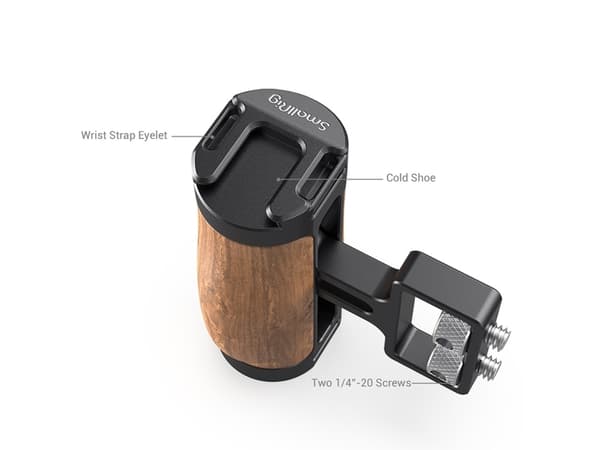 SmallRig 2913, Håndtak, Sort, Tre, Aluminium, Rosen-tre, China, 100 mm, 120 mm