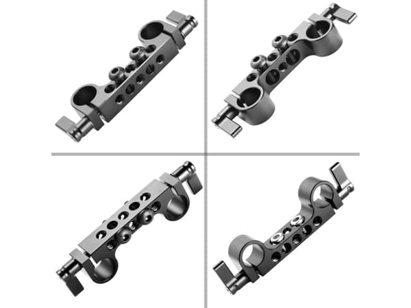 SmallRig 2061, Skinneblokk, Sort, Aluminium, 1/4", China, 2 x 15mm-Railblock 4 x 1/4'''' Screw(short) 4 x 1/4'''' Screw(long) 2 x Hex Spanner