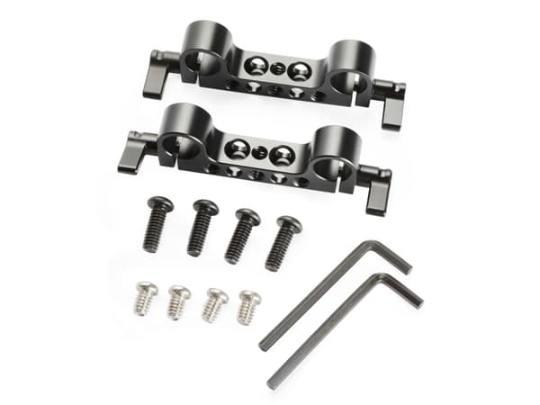 SmallRig 2061, Skinneblokk, Sort, Aluminium, 1/4", China, 2 x 15mm-Railblock 4 x 1/4'''' Screw(short) 4 x 1/4'''' Screw(long) 2 x Hex Spanner
