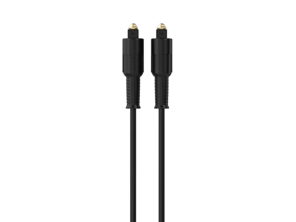 Sinox Optisk kabel. 1,5m. Sort