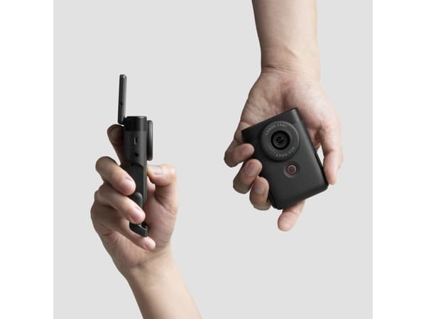Canon PowerShot V10 - Avancerat vloggningskit - digitalkamera - kompakt - 20.9 MP - 4 K / 29.87 fps - Wi-Fi, Bluetooth - svart