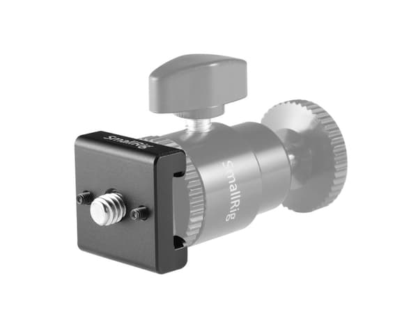 SmallRig 2060, Blixtsko, Svart, Gjuten aluminium, 1/4-20", Kina, 110 mm