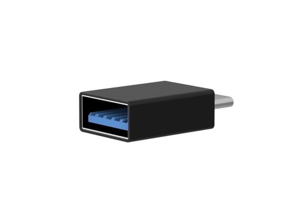 Sinox USB C - USB A adapter. Sort