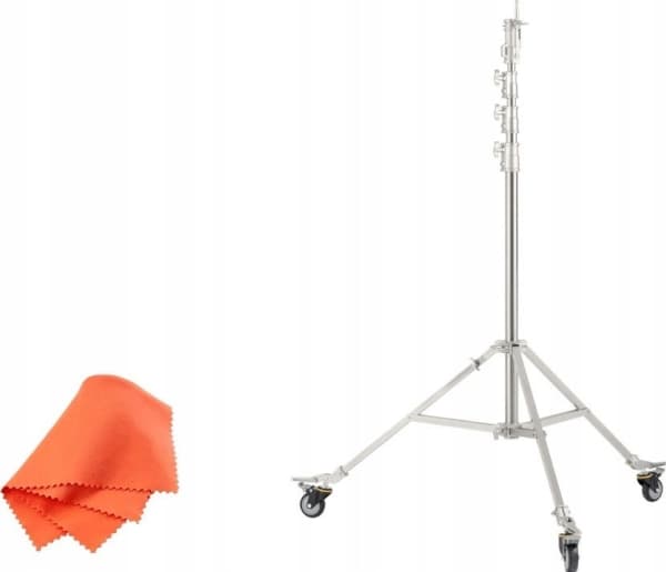 Jinbei JB-4200 valaistusjalusta, jossa on säädettävät pyörät
