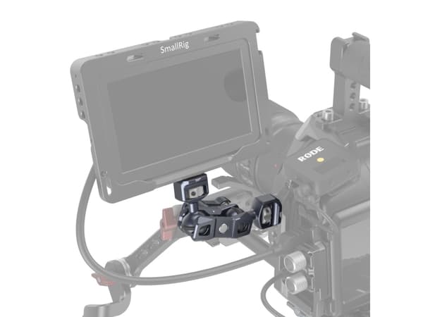 SmallRig 3874, Monterings arm, Blå, Rustfritt stål, China, 1 x Magic Arm with Dual Ball Heads, 2 x Silicone Ring, 83 mm