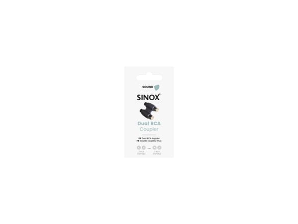 Sinox Phono adapter. Sort