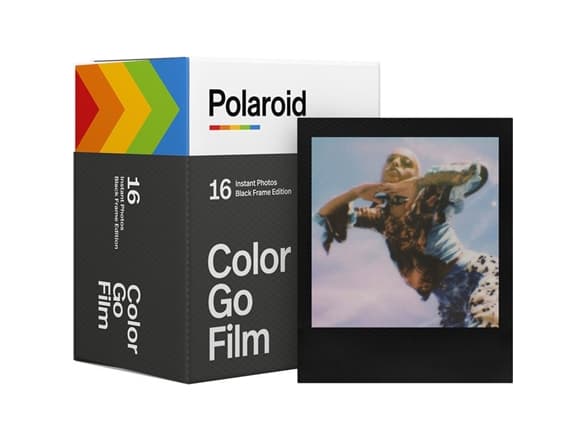 Polaroid - Black Frame Edition - Double Pack - hurtigvirkende fargefilm - Polaroid Go - ASA 640 - 16 eksponeringer - 2 kassetter