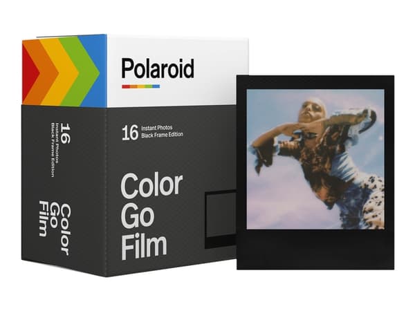 Polaroid - Black Frame Edition - Double Pack - hurtigvirkende fargefilm - Polaroid Go - ASA 640 - 16 eksponeringer - 2 kassetter