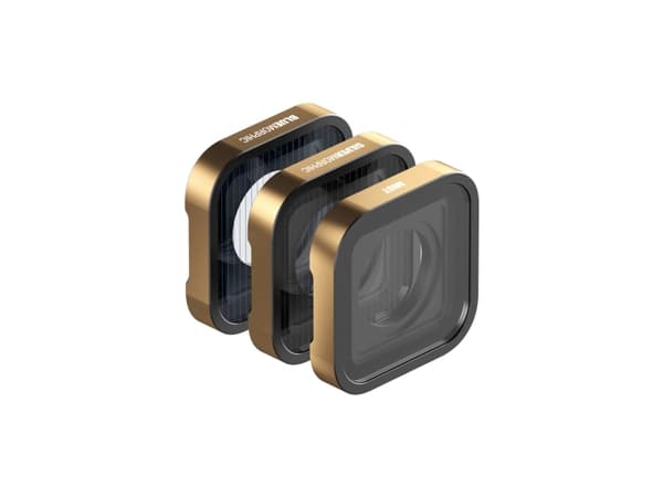 Polar Pro FX - Suodatinpaketti - BlueMorphic / SilverMorphic / Mist (1/4 diffuusiovoima) - GoPro HERO10 Black; HERO11 Black, Black Mini; HERO9 Black;