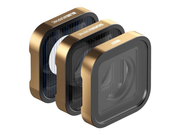 Polar Pro FX - Filtersett - BlueMorphic / SilverMorphic / Mist (1/4 diffusjonsstyrke) - for GoPro HERO10 Black; HERO11 Black, Black Mini; HERO9 Black