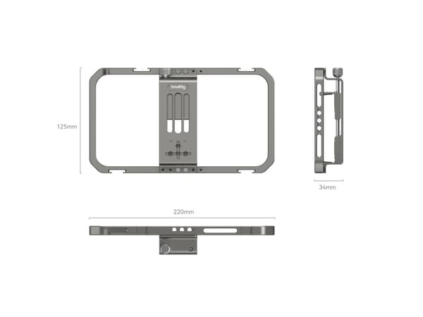 SMALLRIG 2791 UNIVERSAL Telefoner CAGE