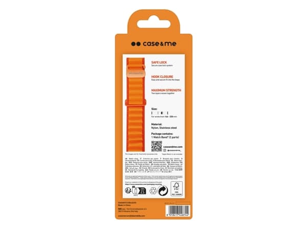 SBS Extreme urrem til Apple Watch 42/44/45/49mm. Orange