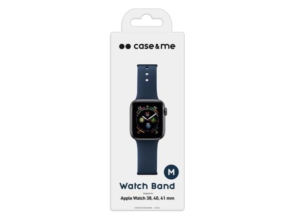 SBS silikone urrem til Apple Watch 38/40/41mm. Blå