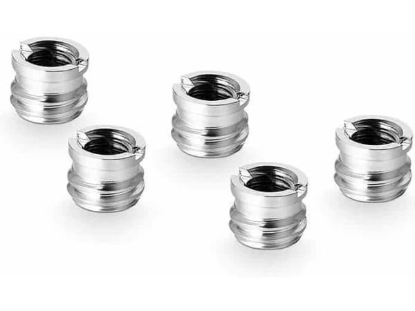 SmallRig 1610, Skruvadapter, Rostfritt stål, Rostfritt stål, 1/4, 3/8", 8 g, 5 styck