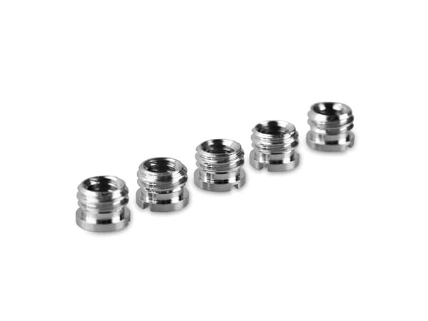 SmallRig 1610, Skruvadapter, Rostfritt stål, Rostfritt stål, 1/4, 3/8", 8 g, 5 styck