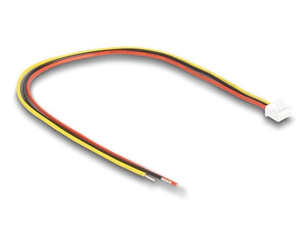 Delock - Datakabel - 3-polig kontakt (1,5 mm delning) (hun) till uisolerad ledning - 10 cm
