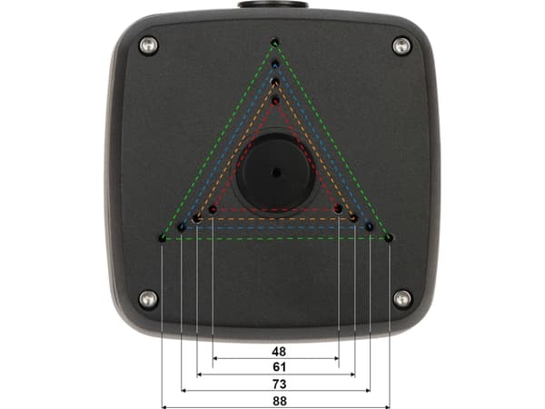 Dahua Ekstra monteringssokkel for kabler PFA122-B, sort