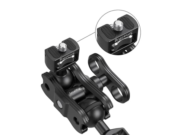SmallRig 2070B, Lyftdon, Svart, Gjuten aluminium, Rostfritt stål, 5 kg, 1/4-20", 140 mm