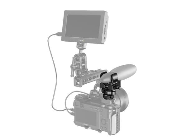 SmallRig BSM2352, Blixtskofäste, Svart, Gjuten aluminium, Silikon, 54,5 mm, 29 mm, 70,9 mm