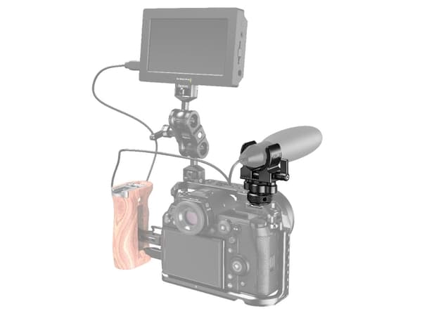 SmallRig BSM2352, Blixtskofäste, Svart, Gjuten aluminium, Silikon, 54,5 mm, 29 mm, 70,9 mm