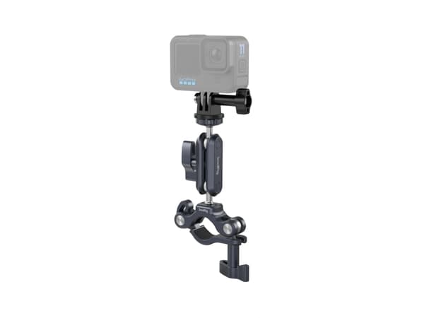 SmallRig Handlebar Clamp, Handlebar 22mm-32mm in diameter 22mm and ?31.8mm clamping distance shift, Svart, Gjuten aluminium, Silikon, Rostfritt stål,