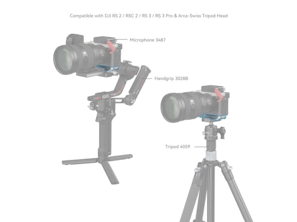 SmallRig 4439, Asennuslevy, Hopea, Alumiini, Ruostumaton teräs, 1/4-20", Sony Alpha 7C II Sony Alpha 7CR, 124,9 mm