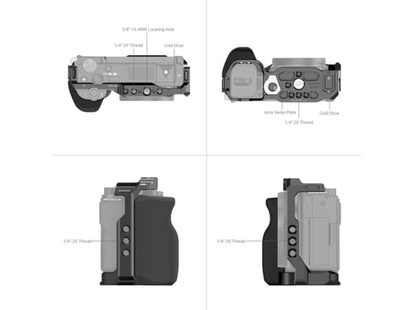 SmallRig 3538B, Sony, ZV-E10, 5 stk, 128,9 mm, 82,6 mm, 60,2 mm