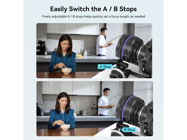 SmallRig 3010C, Follow focus kit, Black, White, Polycarbonate (PC), Silicone, Any brand, 121 mm, 77 mm