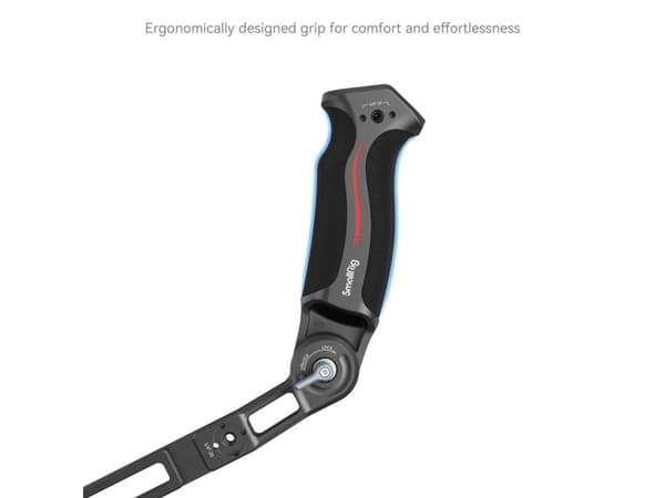 SmallRig 3028C, Kamerahandtag, Svart, Röd, Gjuten aluminium, Silikon, 1/4, 3/8", DJI RS 2 / DJI RSC 2 / DJI RS 3 / DJI RS 3 Pro / DJI RS 3 Mini / DJI